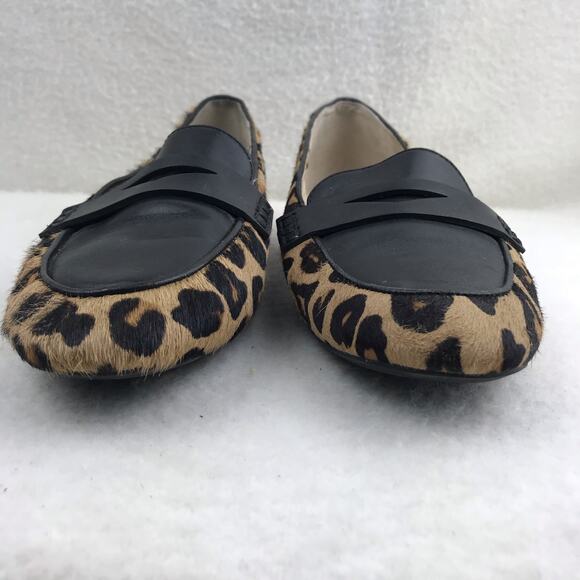 COLE HAAN Go To Grand 360 Women's Leopard Print Leather Slip-On Loafers Size 8B - Picture 2 of 13